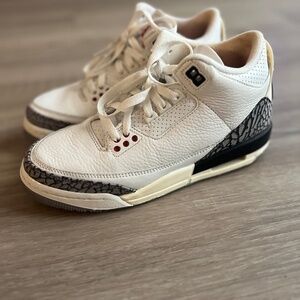 Air Jordan 3 Retro GS White Cement Reimagined - Size 6Y *Gently Worn*